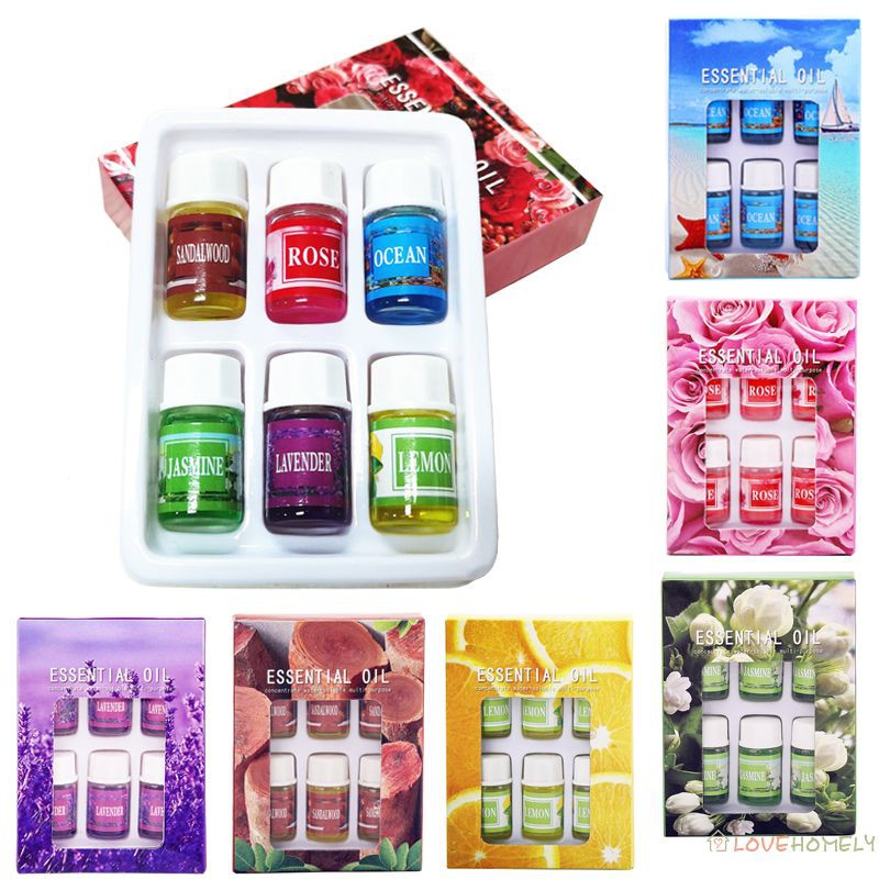 (Hàng Mới Về) Set 6 Lọ Tinh Dầu Làm Ẩm Không Khí 3ml | BigBuy360 - bigbuy360.vn