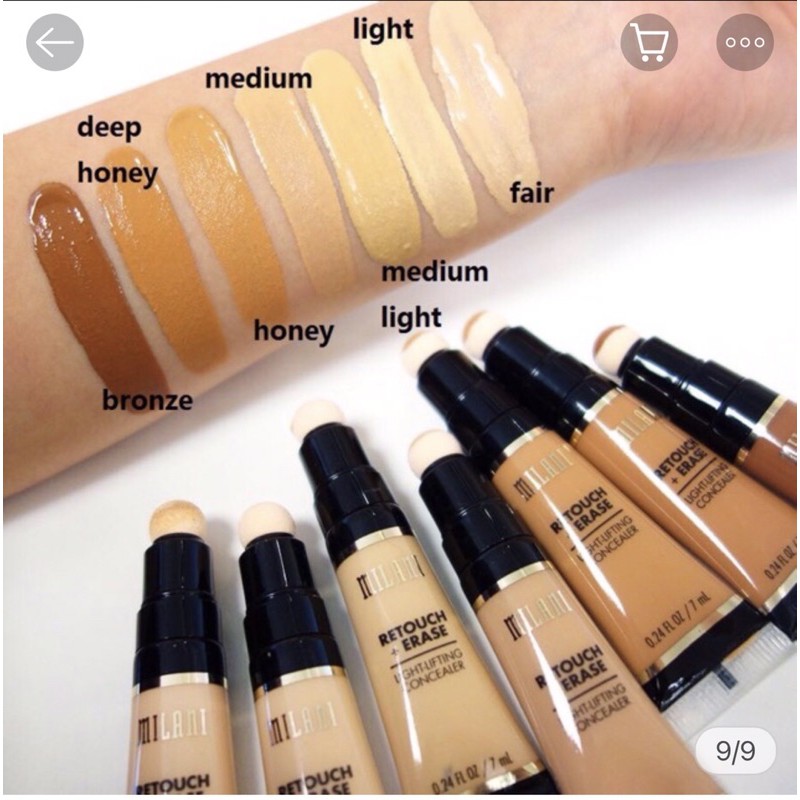 Kem Che Khuyết Điểm MILANI Retouch + Erase Light-Lifting Concealer - Màu 05 honey | BigBuy360 - bigbuy360.vn