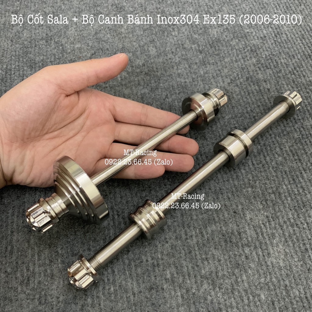 Bộ Cốt Salaya Kèm Bộ Canh Bánh Inox304 Cho Ex135 4s (Ex Nhỏ 2006-2010)