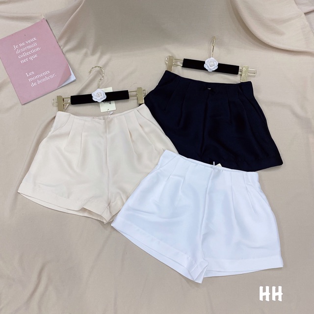 ☃️ Quần short phồng thần thánh siêu hot. 3 màu trắng, đen, be. Size S M L