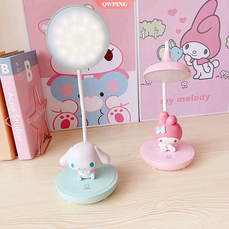 Đèn Ngủ Để Bàn Ba Công Tắc Chạm Cảm Ứng Hình Hoạt Hình Kawaii Sanriod My Melody Hello Kittys Kuromi Cinnamoroll Dễ Thương