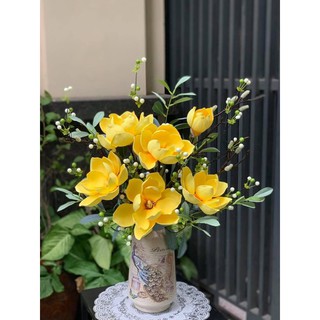 Lọ hoa trang trí bình hoa mộc lan cao cấp