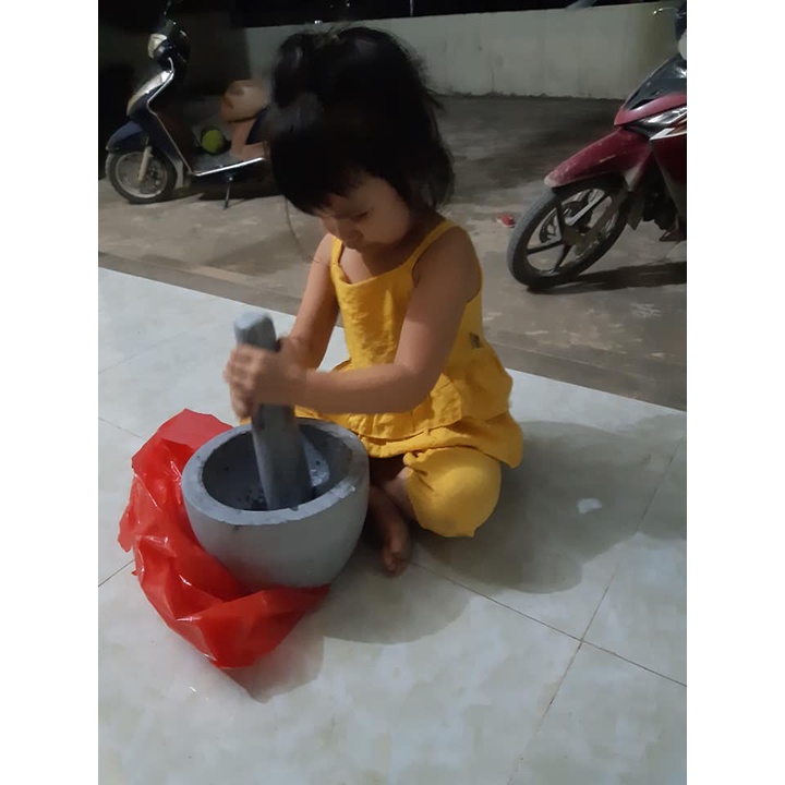 Cối đá Ninh Bình - Đá thật 100% - Đẽo thủ công