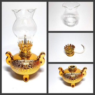 (MUA NHIỀU GIẢM GIÁ)ĐÈN DẦU KIM SA THẤP CAO 16CM-VẬT PHẨM PHONG THỦY THỜ CÚNG PHẬT GIÁO