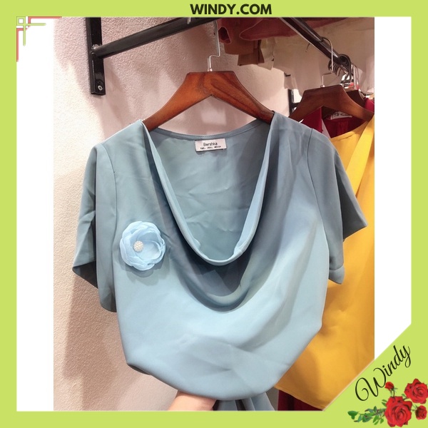 Áo sơ mi nữ tay cộc Lụa Hàn cổ đổ công sở đi chơi đều đẹp, sơ mi nữ đẹp tay cộc