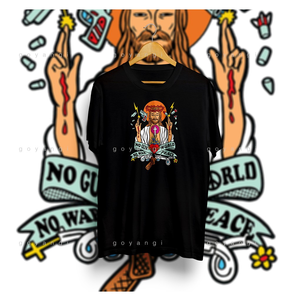 Áo thun  nam nữ tay lỡ Peace World