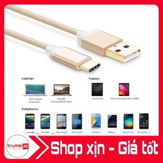 Cáp dây dù dài 3m type c sam sung tiện dụng