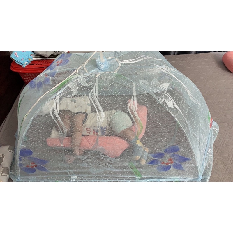 Màn chụp em bé, mùng chống muỗi cho bé made in Việt Nam khung thép bọc nhựa cao cấp cho bé đến 2 tuổi