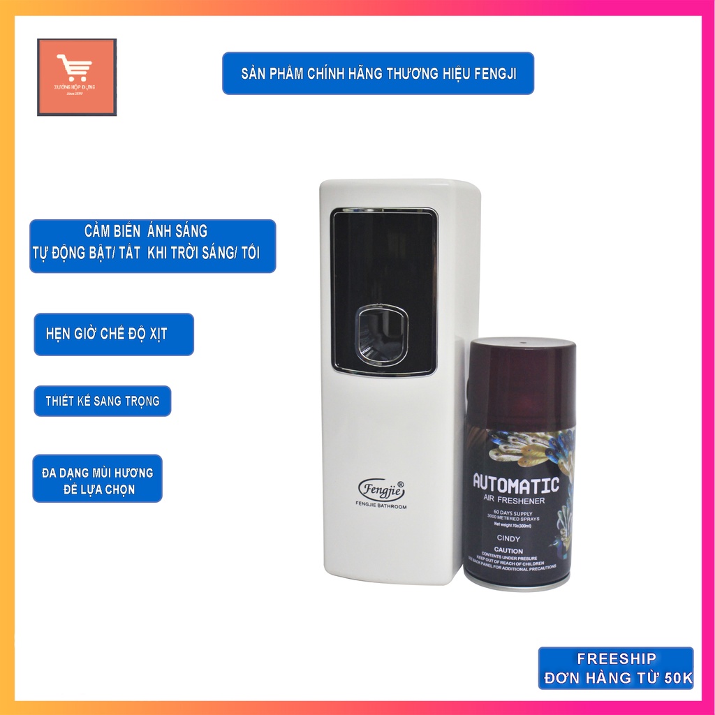 Bộ Máy Xịt Tự Động Thơm Phòng Và Bình Xịt Thơm Phòng F291
