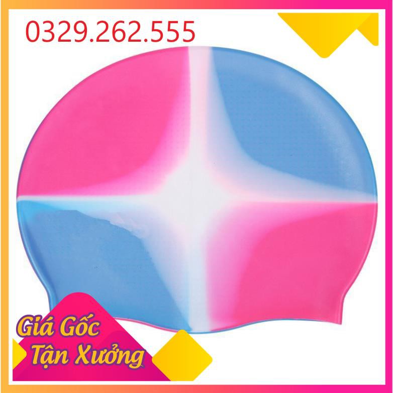 (Sale Khủng)  Mũ bơi silicone nhiều màu sắc