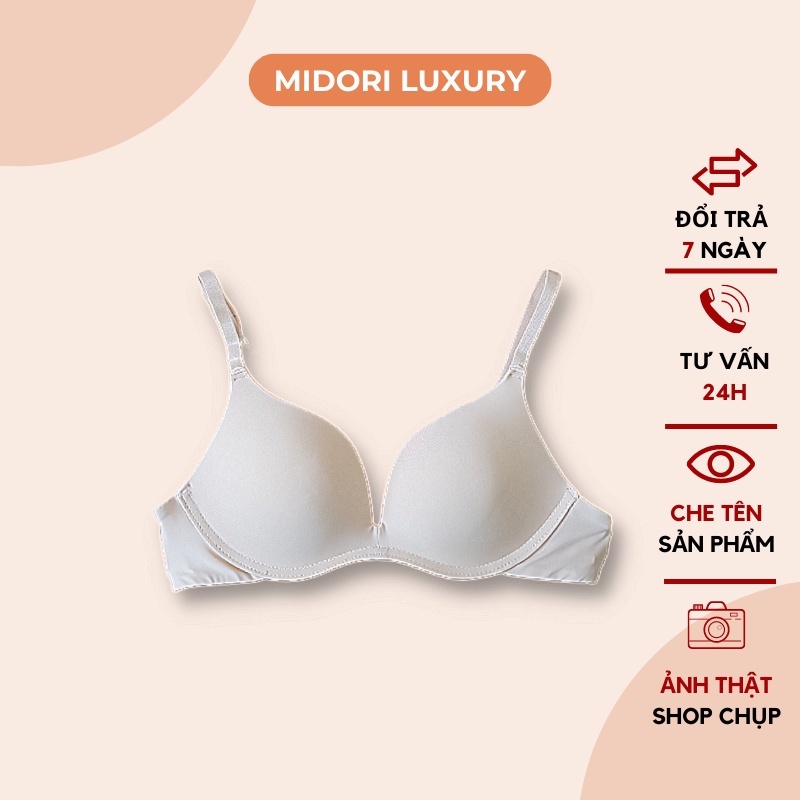 Áo Lót Su Lụa Sữa Đệm Mỏng Không Gọng Chống Lộ Viền A06