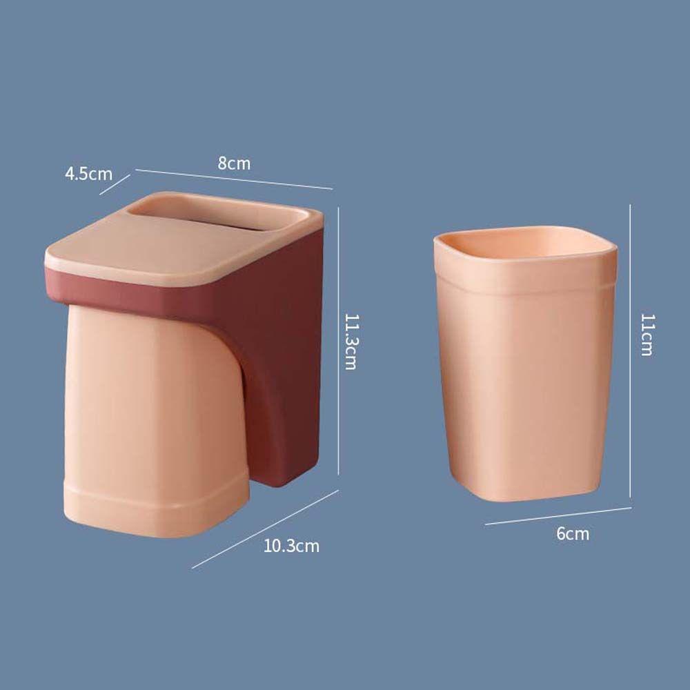 JARRED Giá Đỡ Bàn Chải Đánh Răng / Lược Gắn Tường Nhà Tắm Tiện Lợi