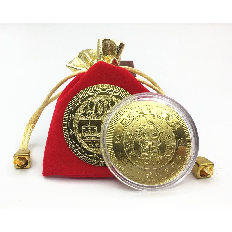 Combo 3 Đồng Xu Hình Con Trâu Quà Tặng Tết 202 | BigBuy360 - bigbuy360.vn