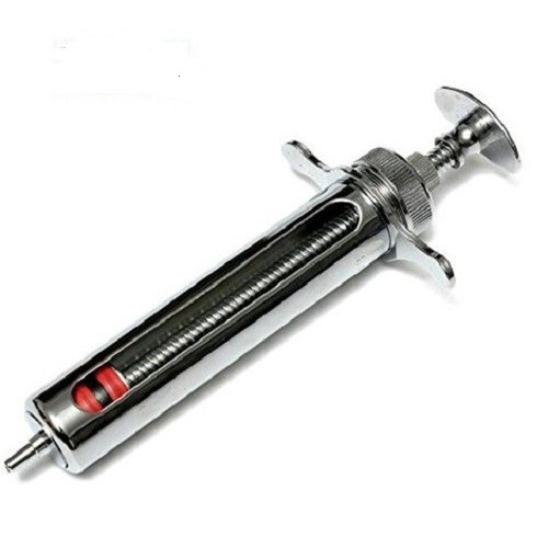 Ống tiêm kim loại 10ml - 20ml và vỉ 12 kim tiêm cho gia súc