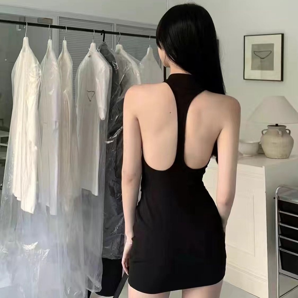 Đầm Ôm Hông Phong Cách Mới Mùa Hè 2022✨✨ Đầm Hai Dây✨✨ Đầm Đen Dáng Ôm Trẻ Trung Quyến Rũ Dành Cho Nữ