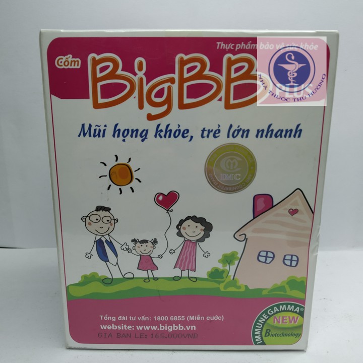 BigBB Plus tăng cường hệ hô hấp hộp 16 gói