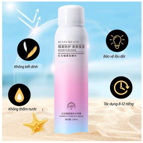 Chai xịt chống nắng May 150ml | BigBuy360 - bigbuy360.vn
