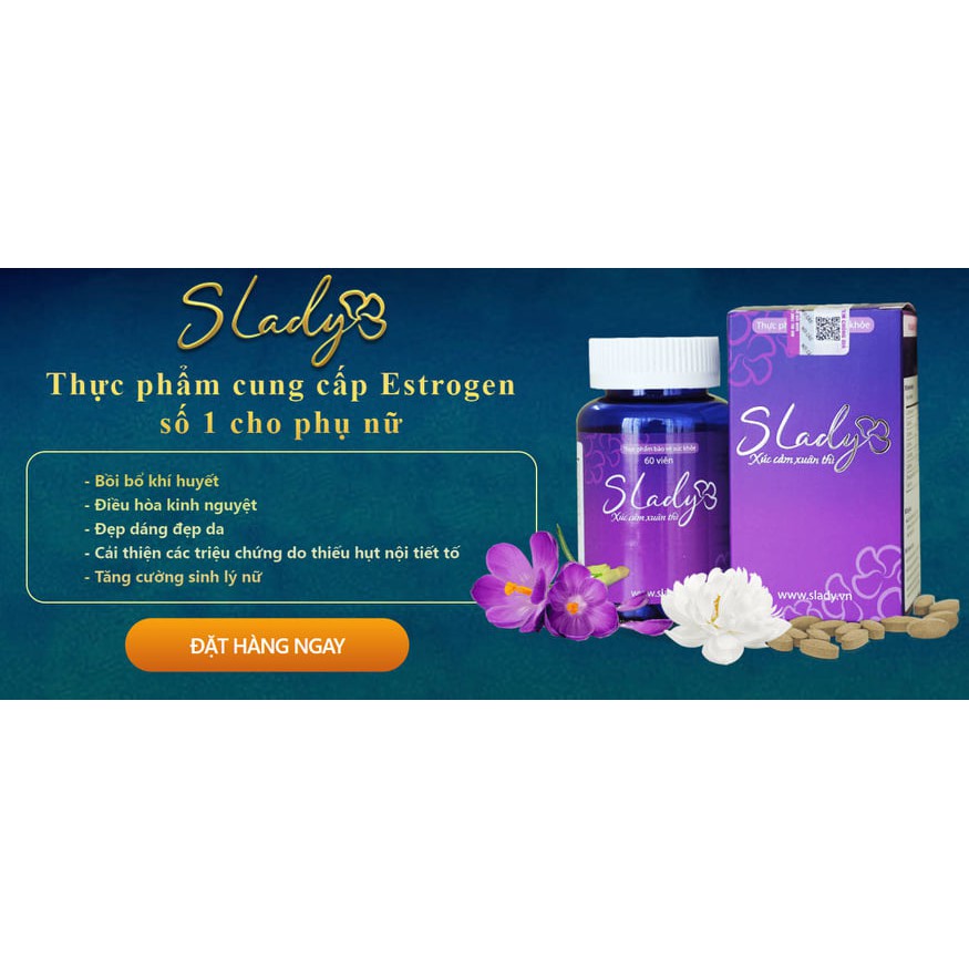 Slady - Hết khô hạn, cân bằng nội tiết tố nữ