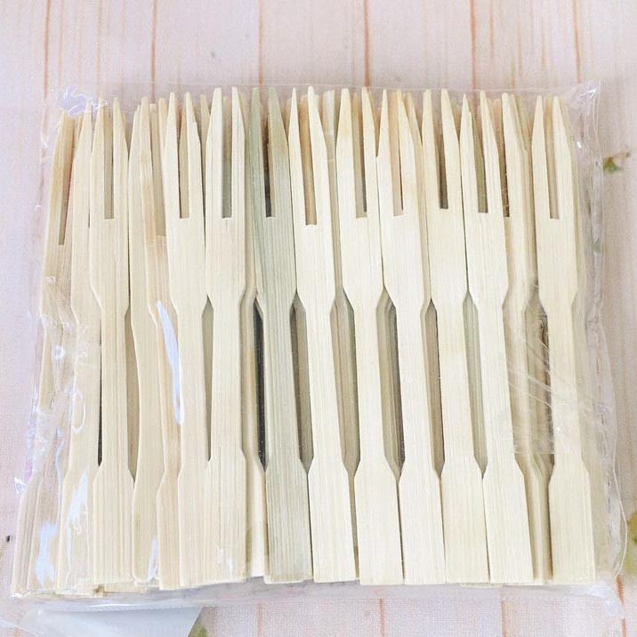 Nĩa Gỗ 9cm- 100 Cái