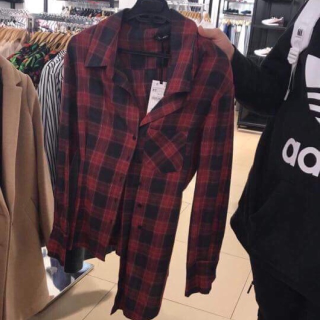 Áo sơ mi kẻ caro zara