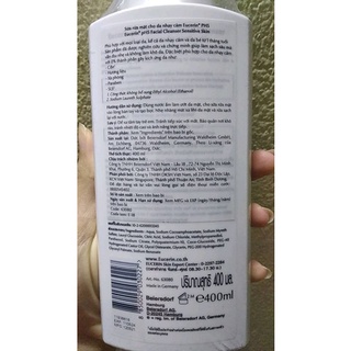 ✅(Chính Hãng) Sữa rửa mặt cho da nhạy cảm Eucerin PH5 400ml