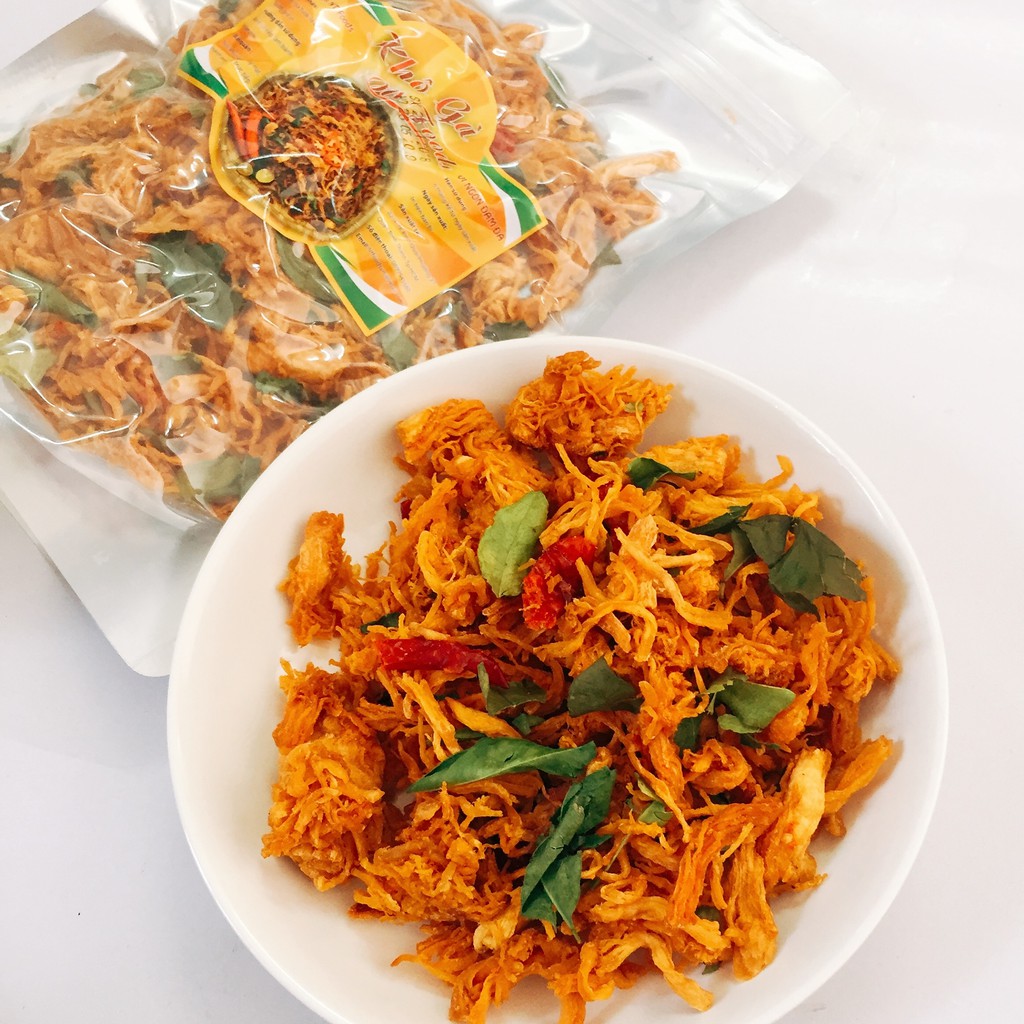 500G KHÔ GÀ CAY THƠM NGON