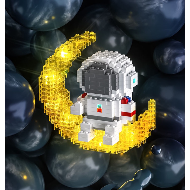 Bộ Đồ Chơi Lego Xếp Hình Nhà Du Hành Vũ Trụ Dành Cho Bé