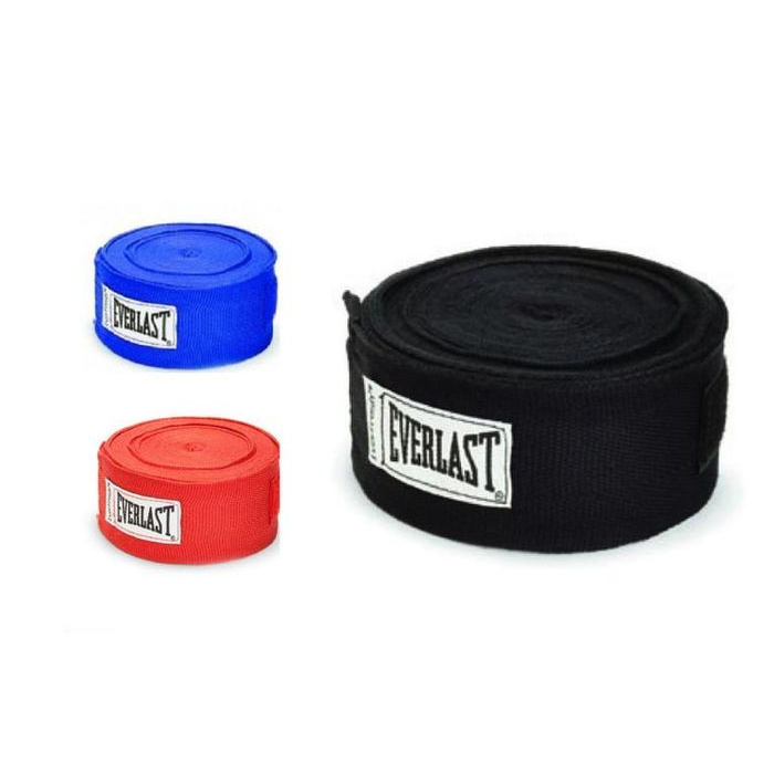 EVERLAST Cuộn Băng Quấn Tay Boxing Muay Thai Dài 3m Màu Đen