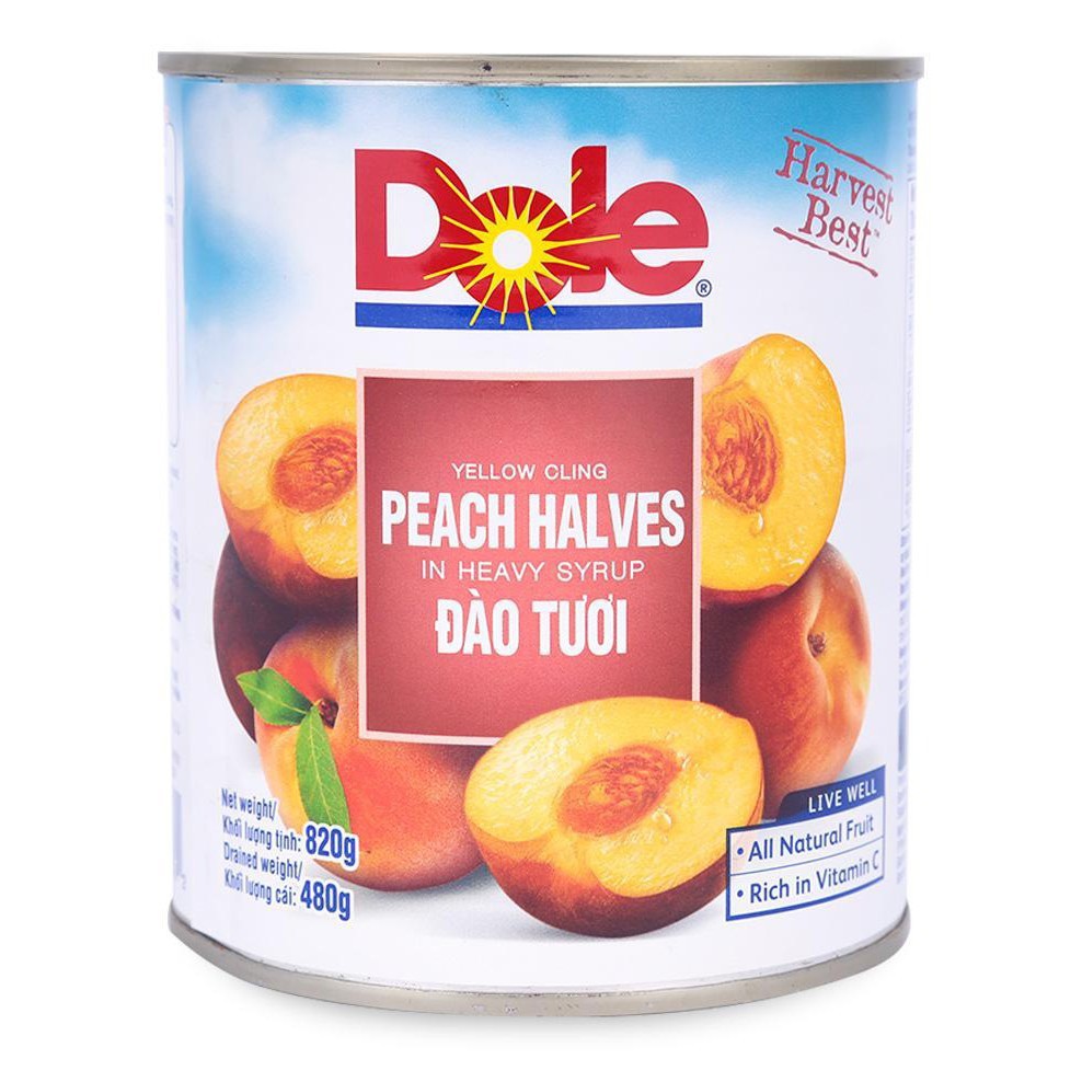 Đào tươi Dole 820g