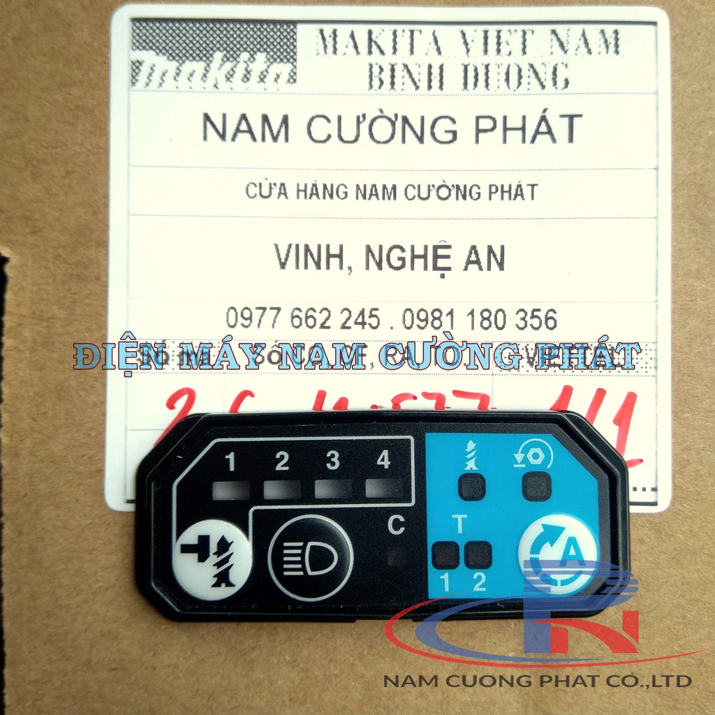 Bàn phím máy vặn vít Makita DTD171 140G40-9