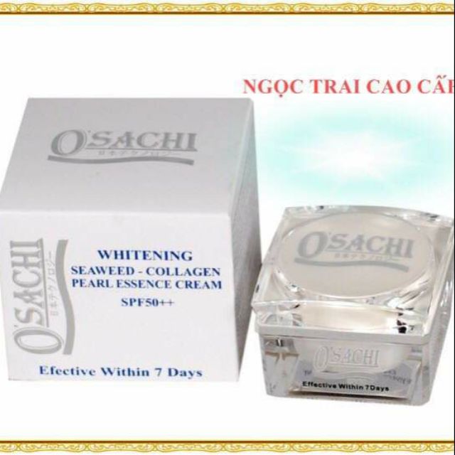 Kem O'SACHI Ngọc trai collagen rong biển ★VVS★