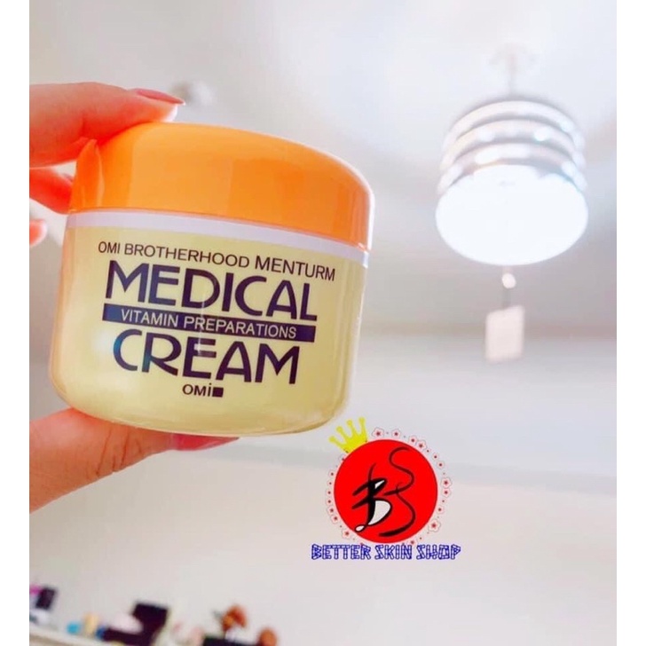 Kem dưỡng chăm sóc da khô nẻ Omi Menturm Medical Cream