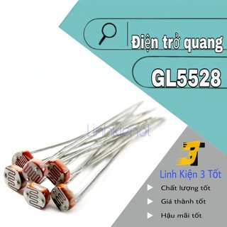 Điện trở quang GL5528 CDS 5mm ( Cảm biến ánh sáng )