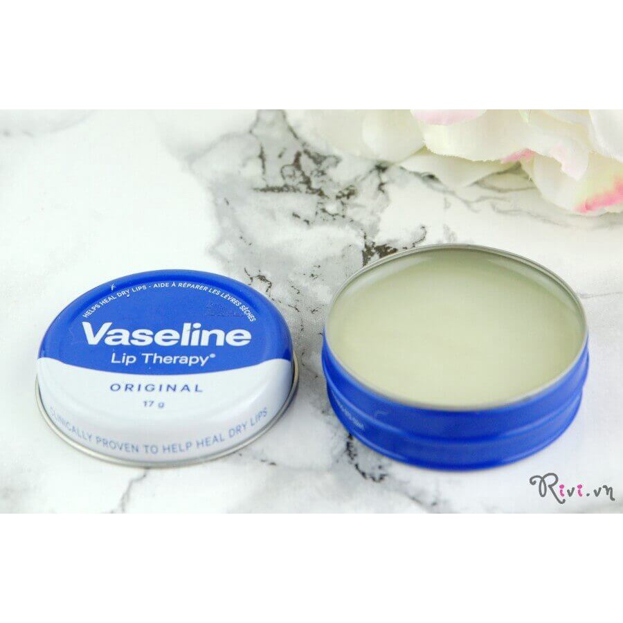 Son dưỡng ẩm cho môi Vaseline Lip Therapy Lip Balm Tin Original 17g (Mỹ)
