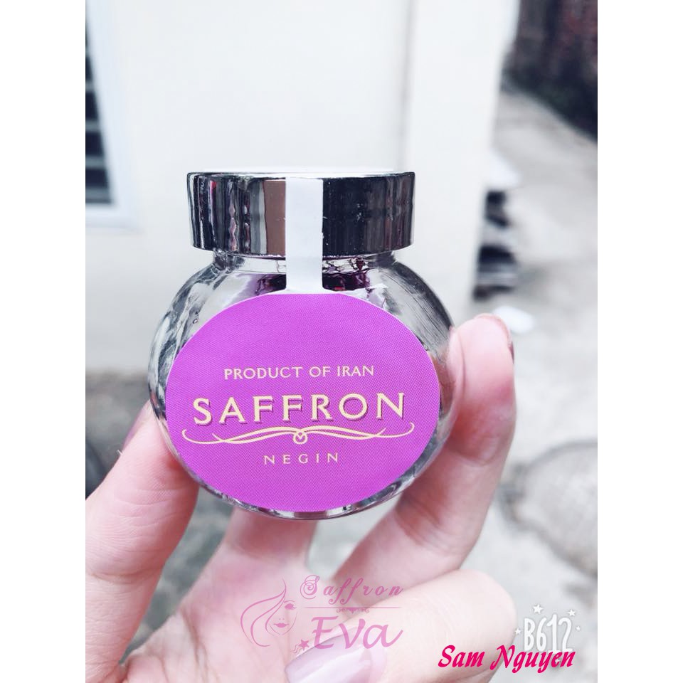 Hũ 1gr Saffron Negin loại 1 Iran thương hiệu Badiee - Nhụy Hoa Nghệ Tây loại 1 Negin