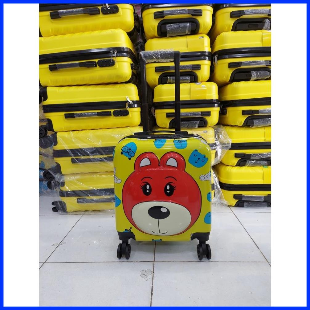 Vali  em bé kéo trẻ em 2 mặt in cao cấp 4.8