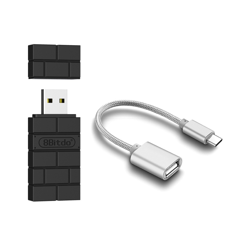 Bộ Chuyển Đổi USB Nhận Tín Hiệu Không Dây BT5.0 Dual Chip Với Cáp OTG Cho Switc