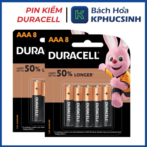 Pin kiềm Duracell Coppertop AA vỉ 8 viên KPHUCSINH - Hàng Chính Hãng