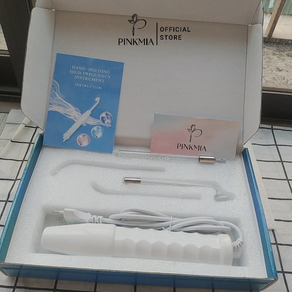 (Bảo Hành 12 Tháng) Máy Điện Tím Sát Khuẩn Cầm Tay Sau Nặn Mụn Dùng Cho Spa TMV