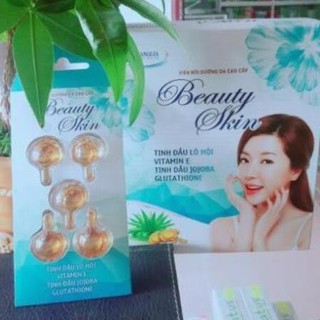 Vitamin E bôi dưỡng da cao cấp Beauty Skin hộp 50 viên