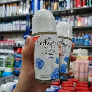 Lăn khử mùi Enchanteur kem sữa tươi trắng da 50ml
