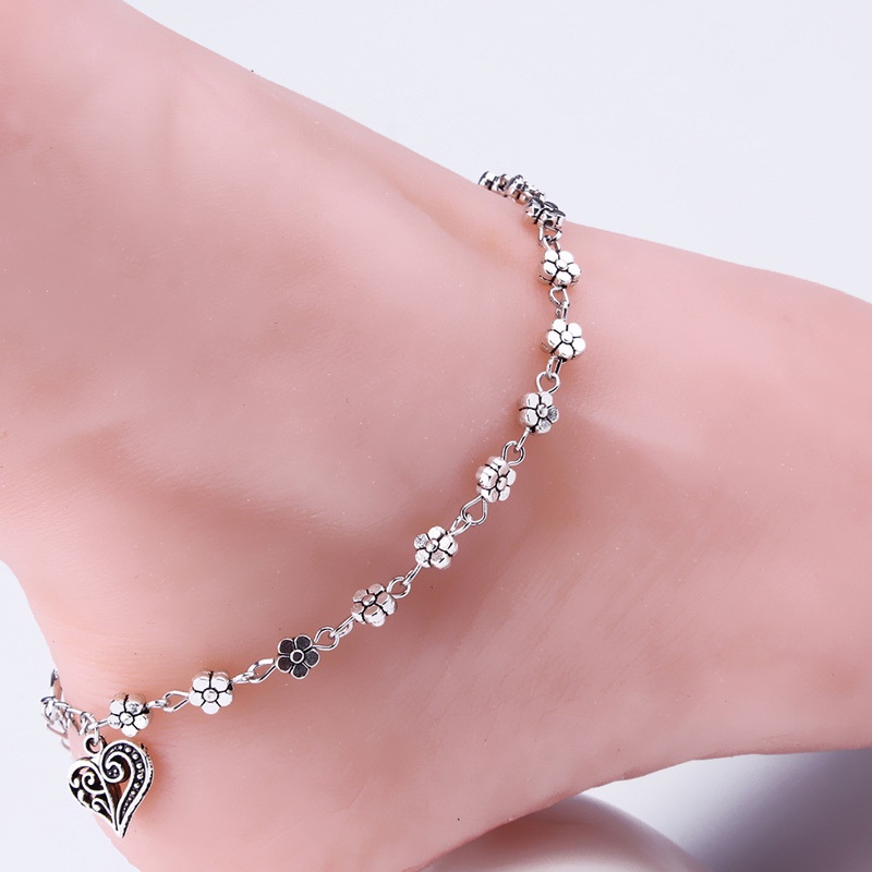 Lắc Chân/ Lắc Chân Hình Hoa Mận Nhỏ Đơn Giản Thời Trang Cho Nữ
