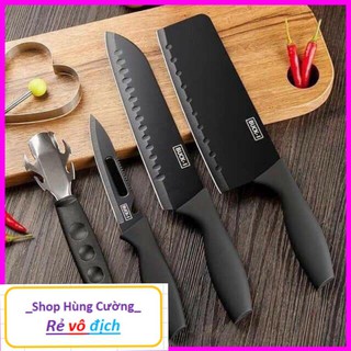 Bộ Dao, Kéo Buck-I Nhà Bếp 5 món, làm bằng thép không rỉ cao cấp