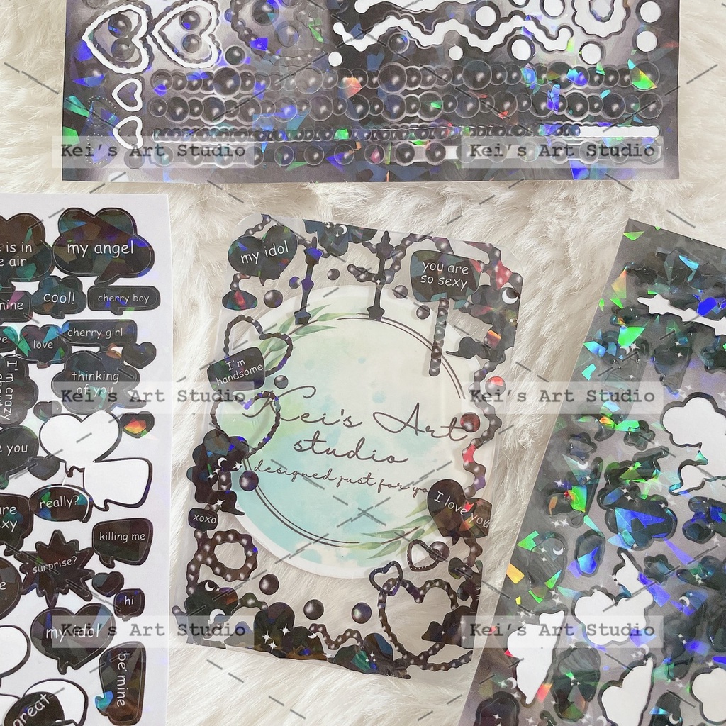 Sticker toploader thiết kế nhà Kei - ĐỌC KĨ THÔNG TIN