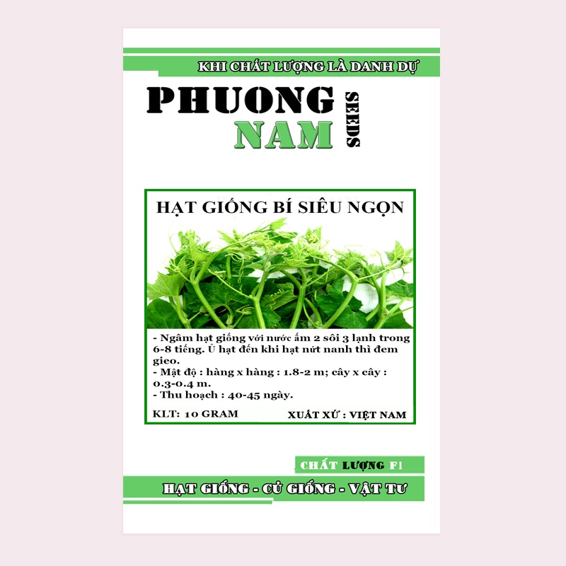 10GR - HẠT GIỐNG BÍ SIÊU NGỌN