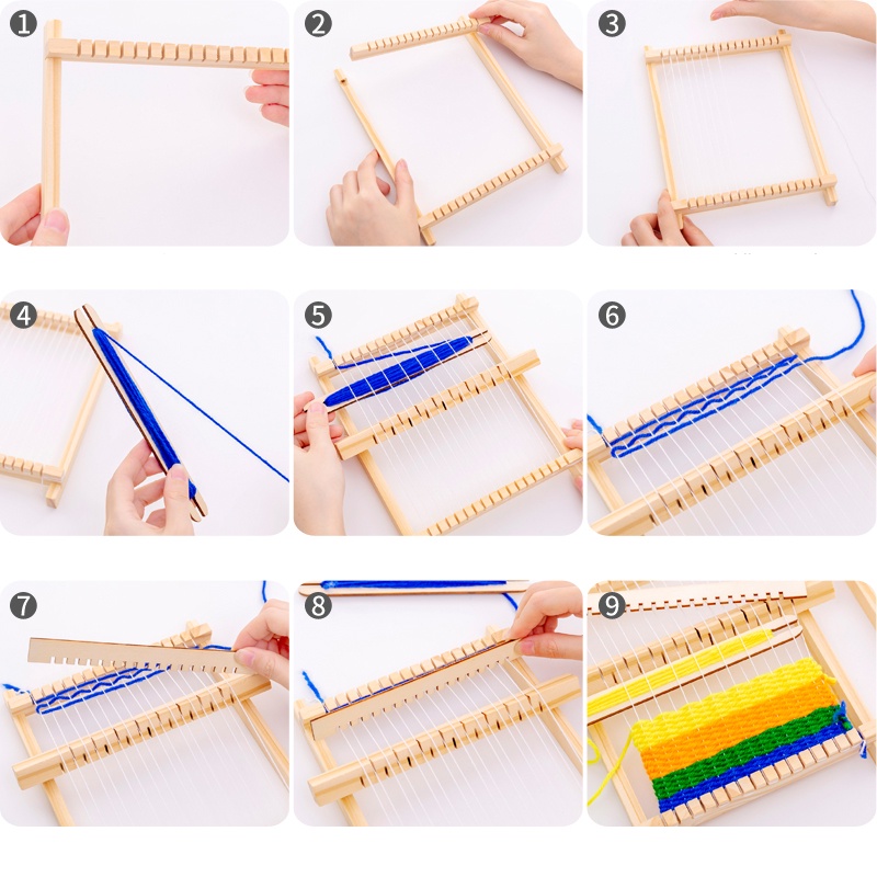 Đồ Chơi Dệt Len Thủ Công Diy Giáo Dục Cho Bé