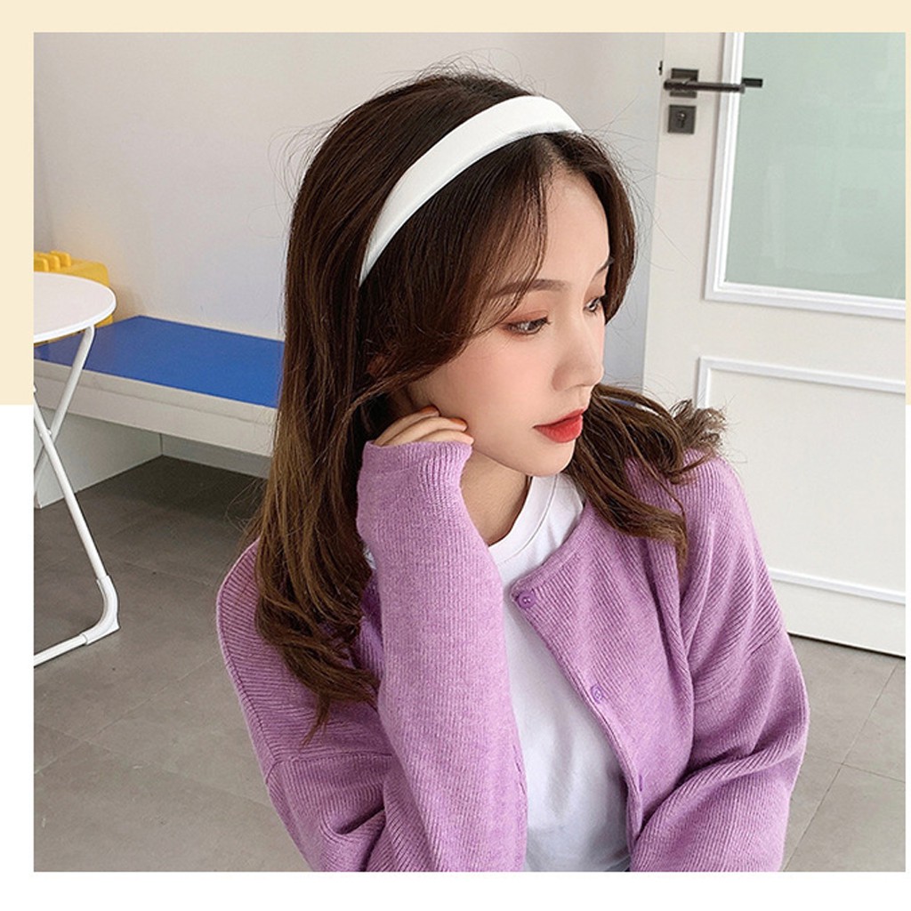 Băng đô,bờm tóc tiểu thư sang chảnh phong cách Hàn Quốc