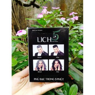Dầu gội đen tóc Lich5