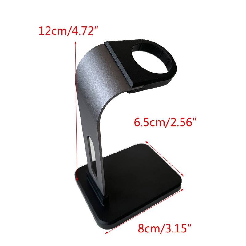 Giá đỡ và bộ sạc bằng nhôm cổng USB thích hợp cho Apple Watch i-Watch có bán lẻ giá đỡ