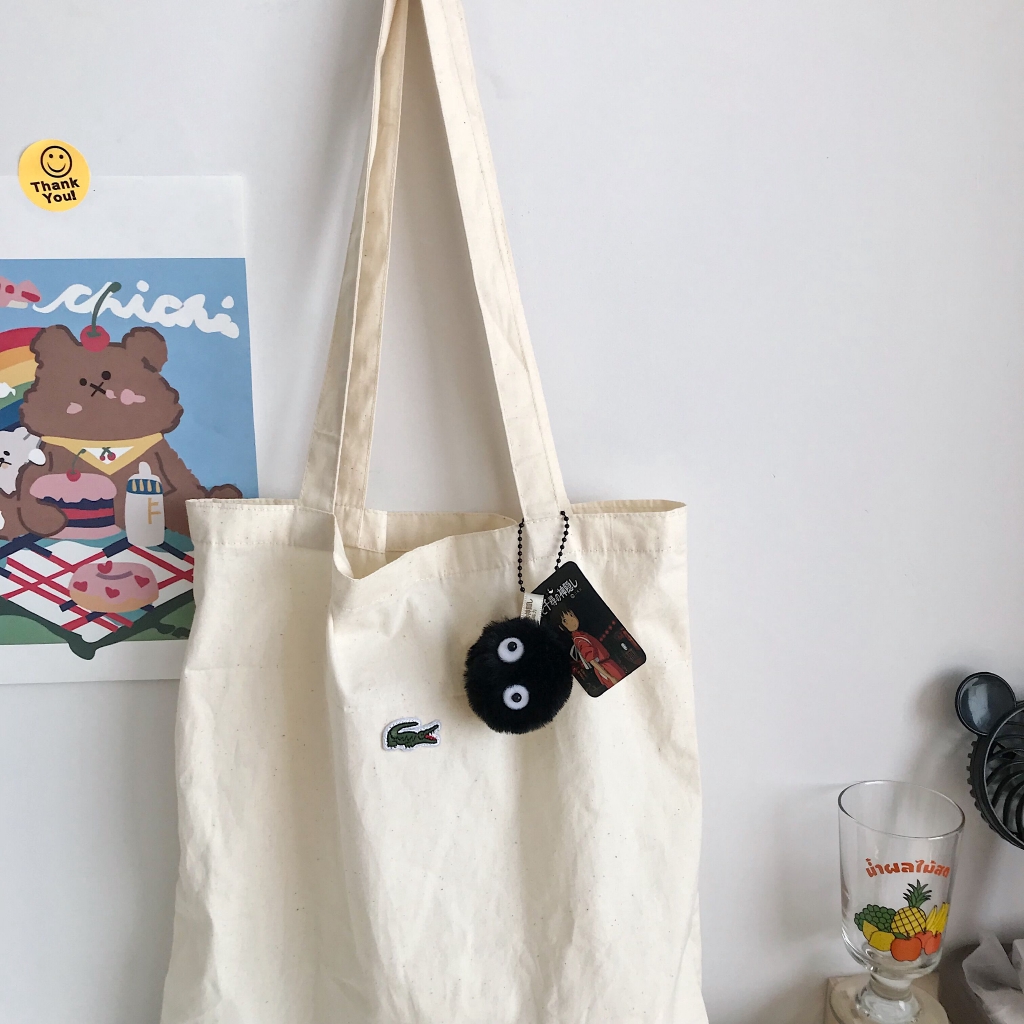 Cute Stuffed Soot Character Keychain